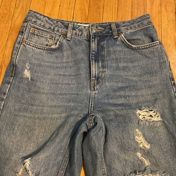 Topshop MOM ripped denim jeans - Picture 3 of 10